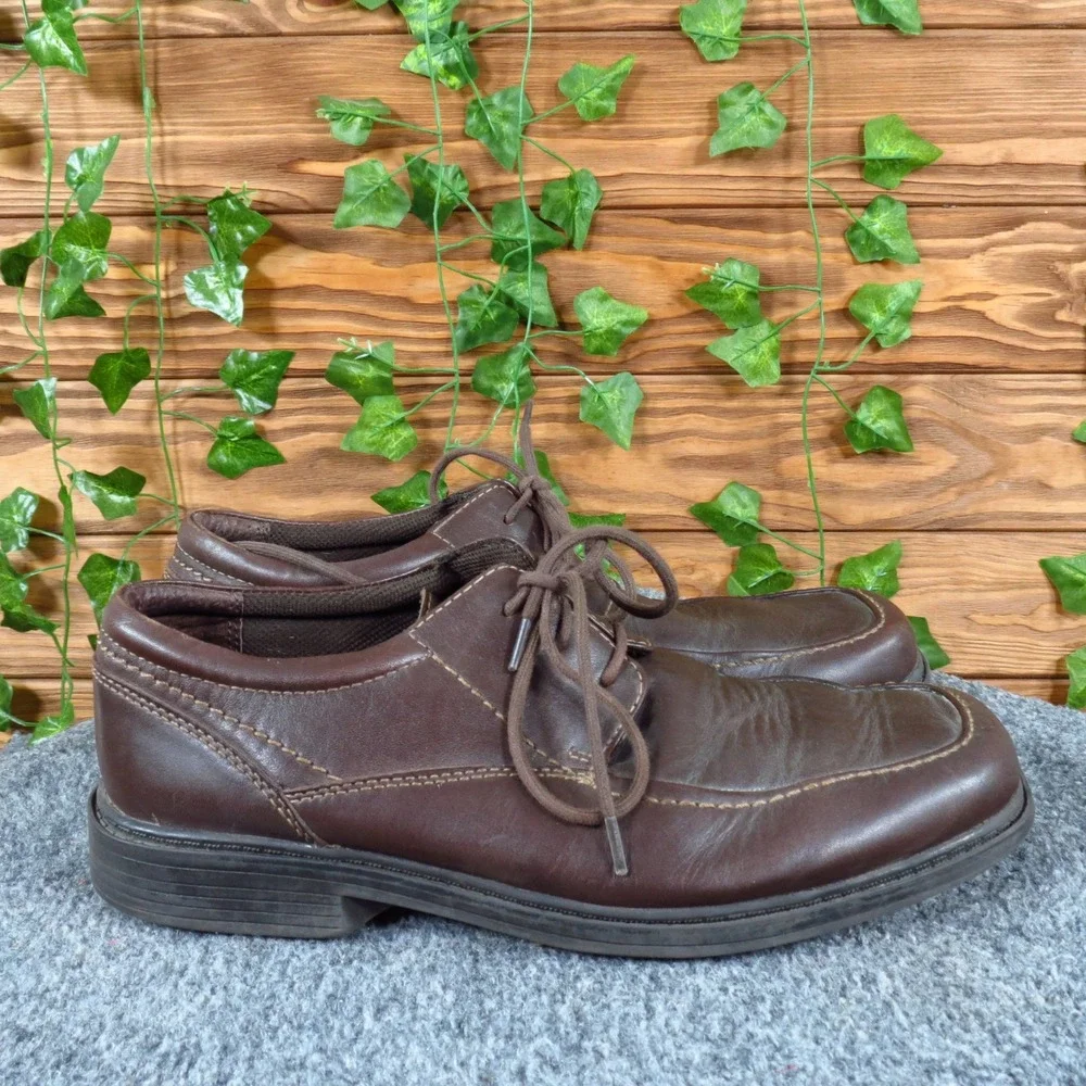 Nunn Bush 84133-200 Men Casual Oxford Shoes Size‎ 8 Work Office Brown Leather